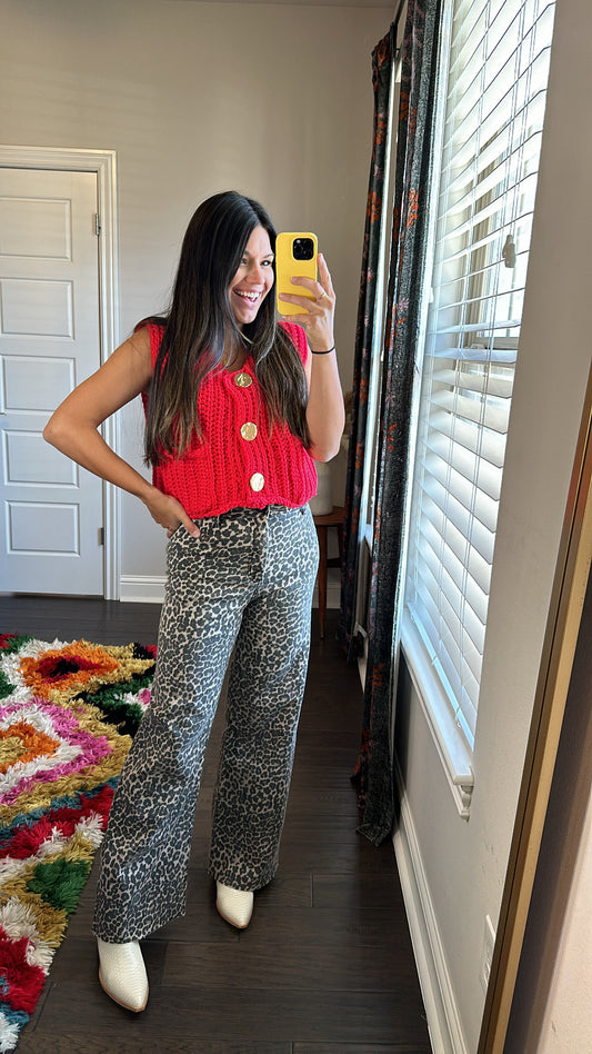 Living for Leopard Pants