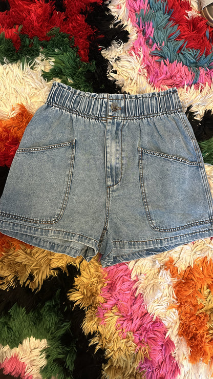 Bring Me Back High Rise Denim Shorts