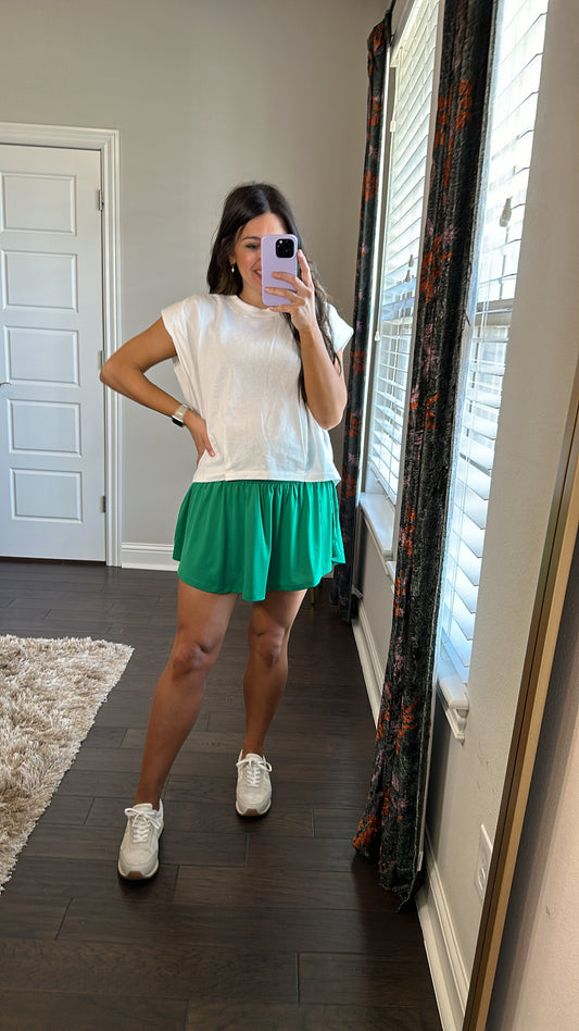 Conway Athletic Skirt | Green