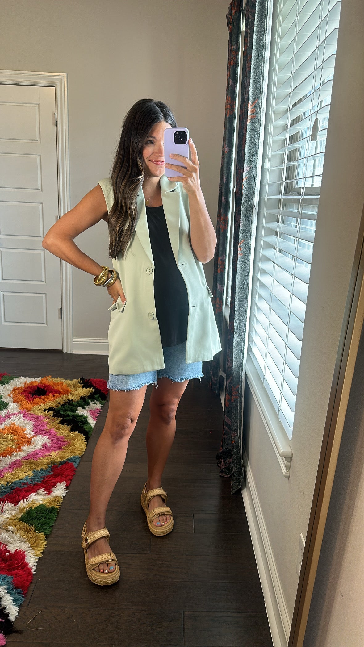 My Best Look Blazer Vest | Sage