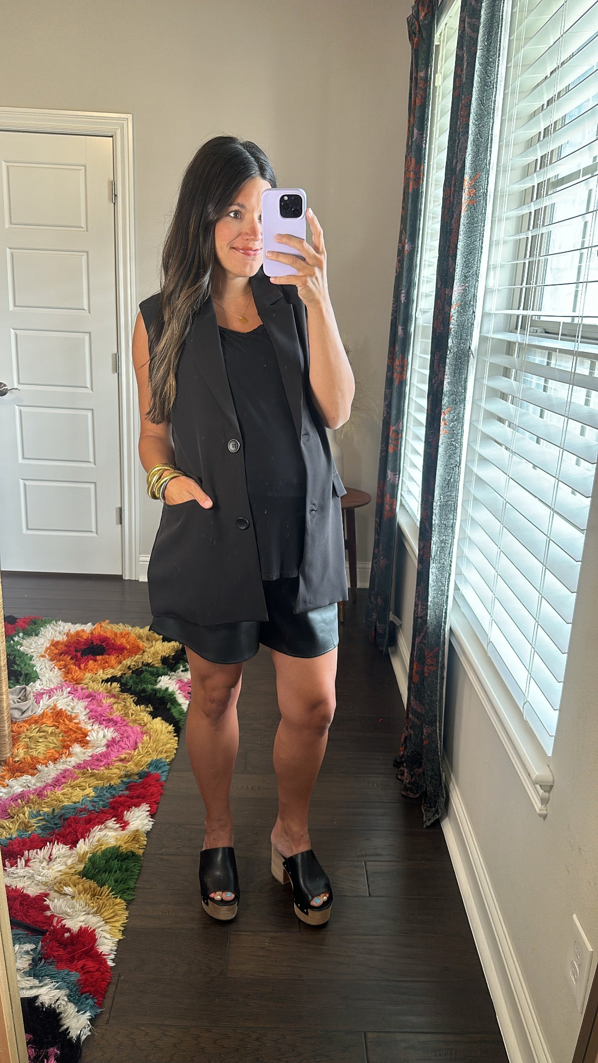 My Best Look Blazer Vest | Black